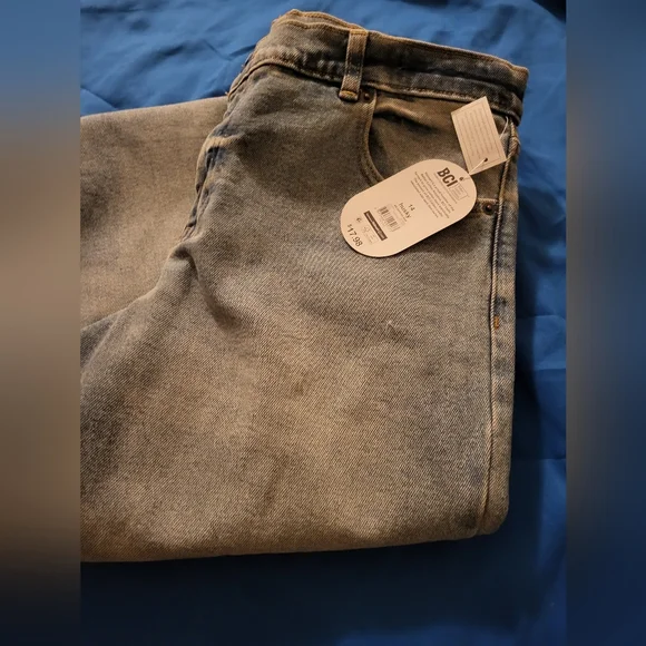 Denim Colored Stone Washed Jeans - Picture 2 of 3